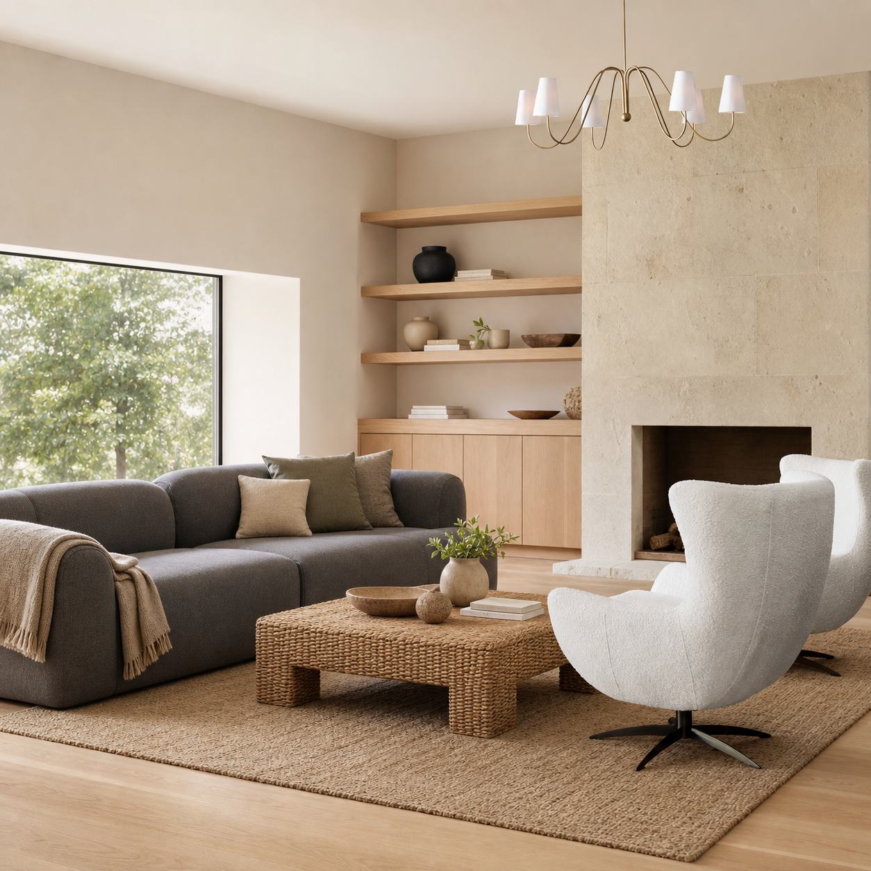 Gianna Curved Chandelier