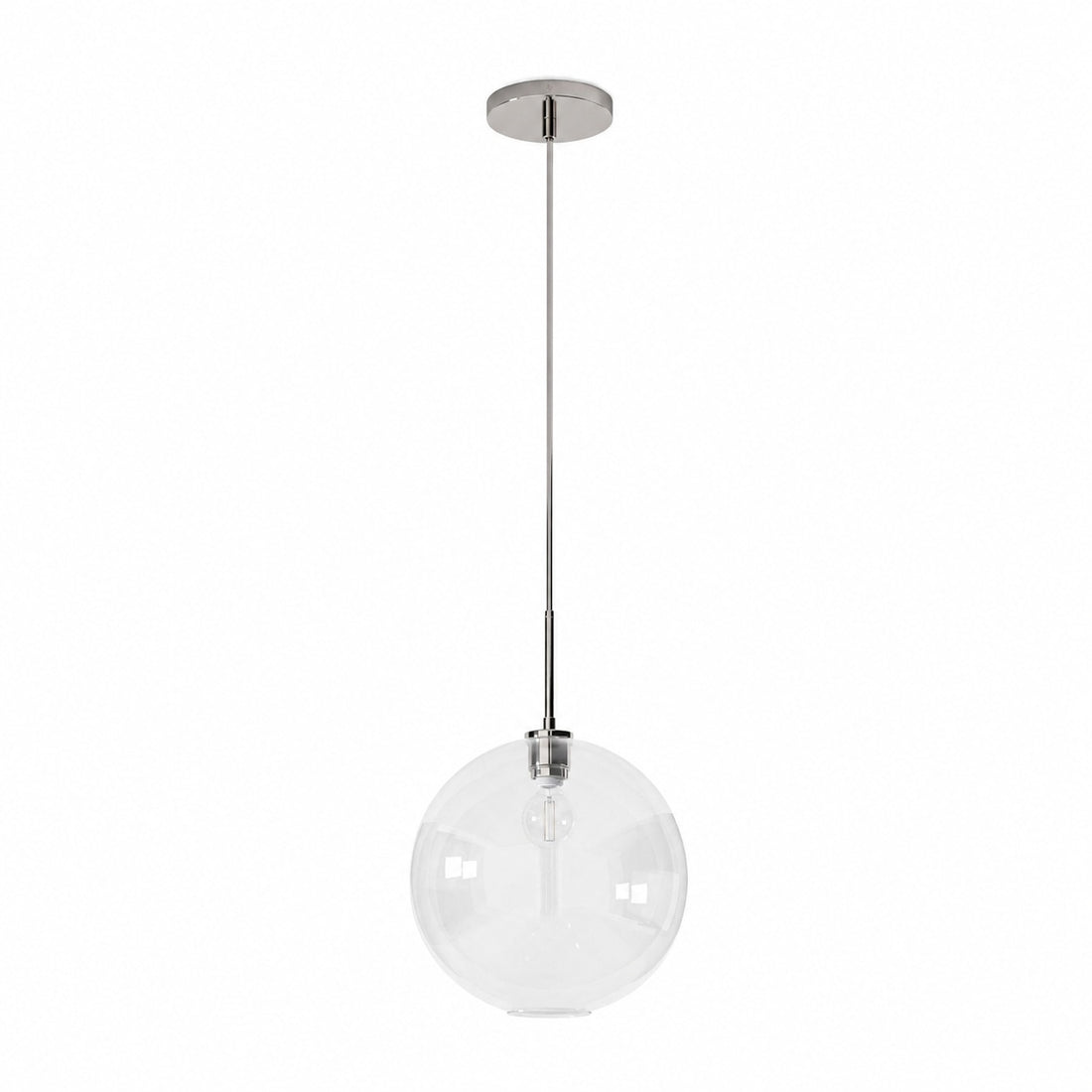 Selvion Sculptural Globe Pendant Light - Modern Glass Pendant Lamp - Sleek Design