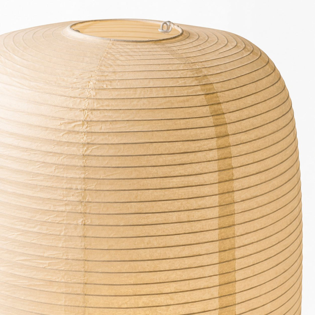 Tivo Minimalist Ribbed Floor Lamp - Simple Solid Wood Base with Paper Lampshade Suitable for Living Room and Bedroom