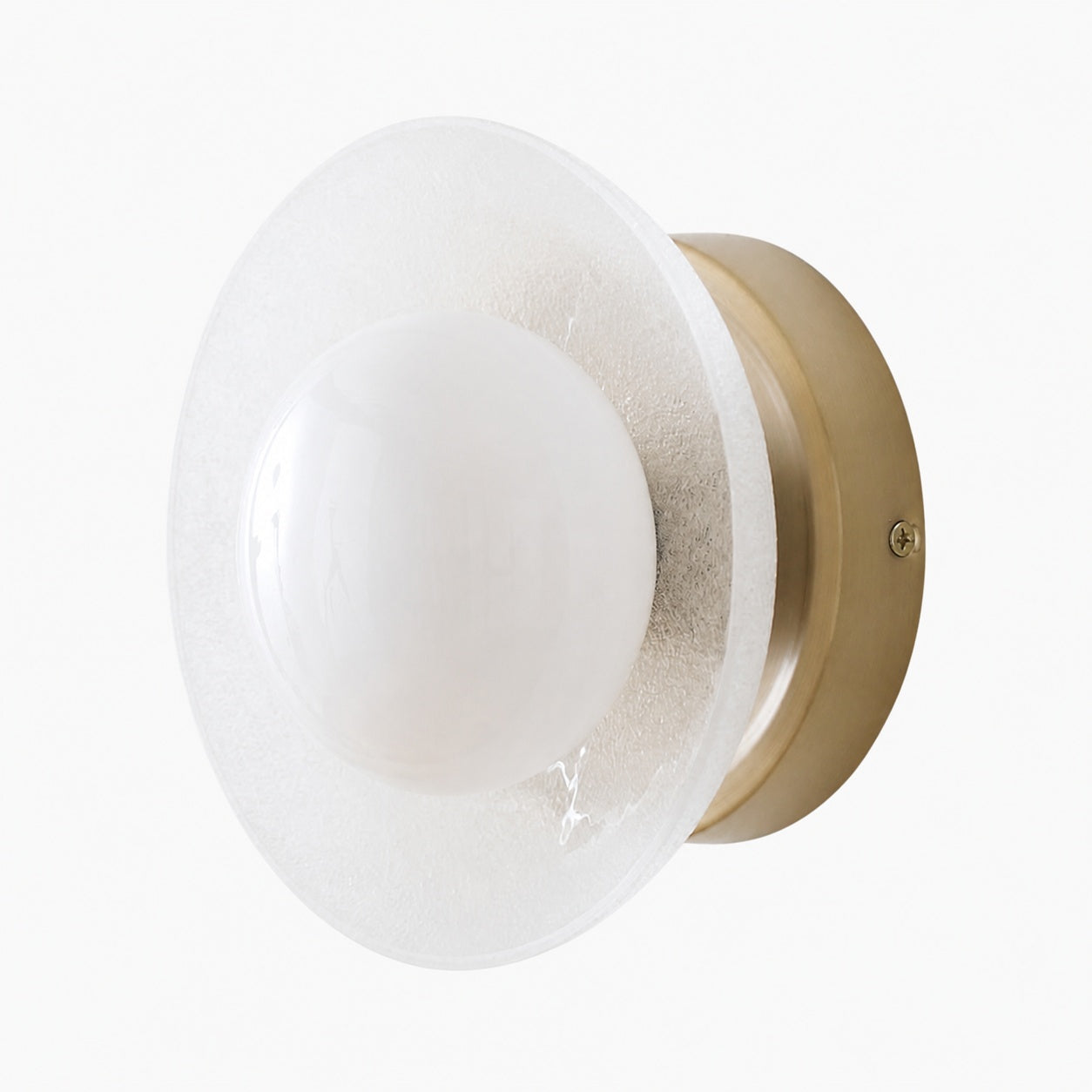 Elorina Sconce Wall Light - Textured Metal or Glass Shade