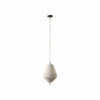 Zalen Layered Linen Pendant – Bronze Ceiling Light for Living & Dining