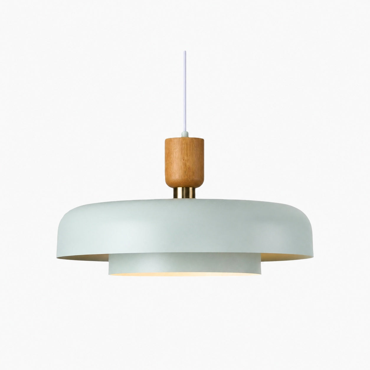 Orbulis Natural Wood Grain Circular Pendant – Modern Minimalist Light for Islands and Foyers