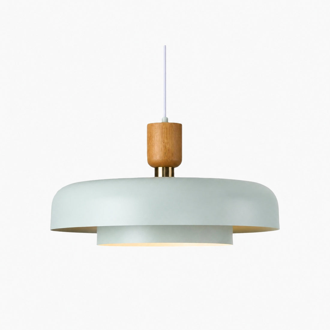 Orbulis Natural Wood Grain Circular Pendant – Modern Minimalist Light for Islands and Foyers