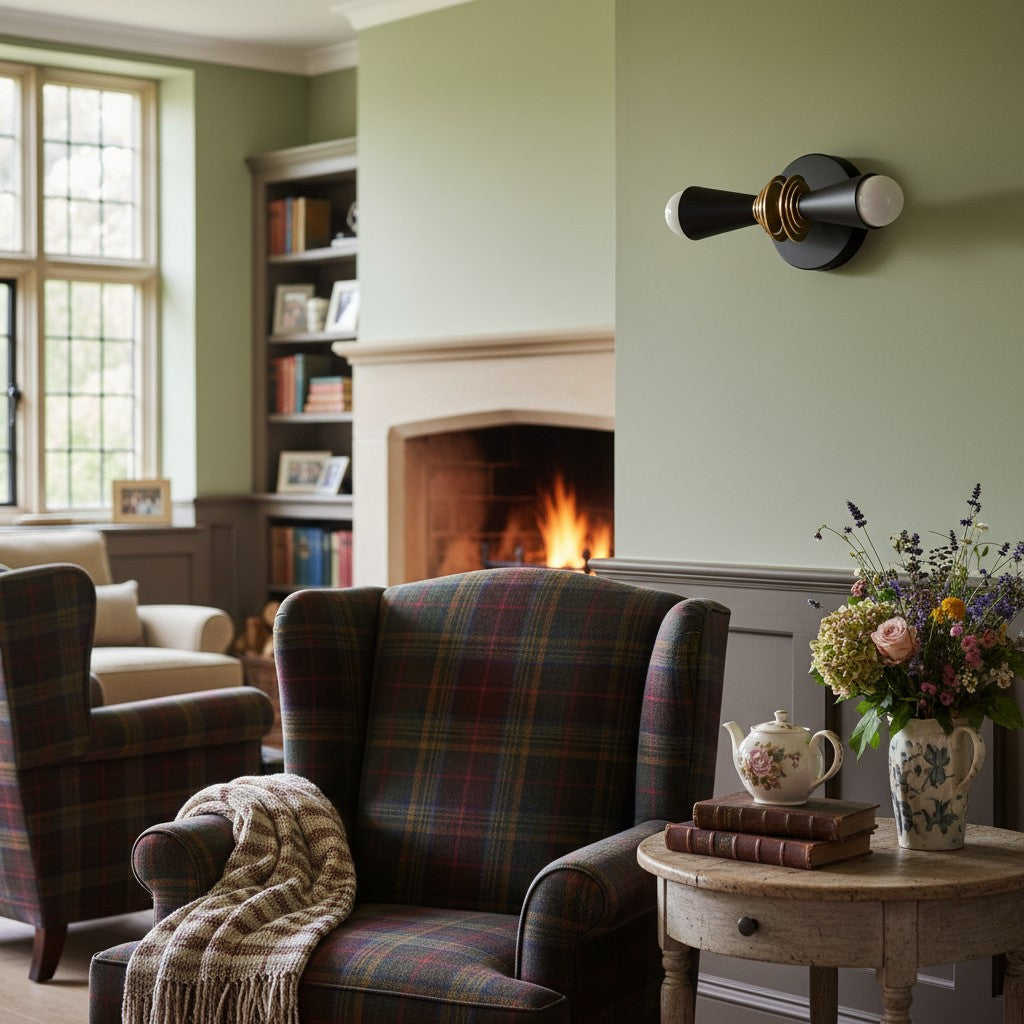 Pyralis Cone Adjustable Vertical & Horizontal Art Deco Lamp – Vanity & Living Room Accent