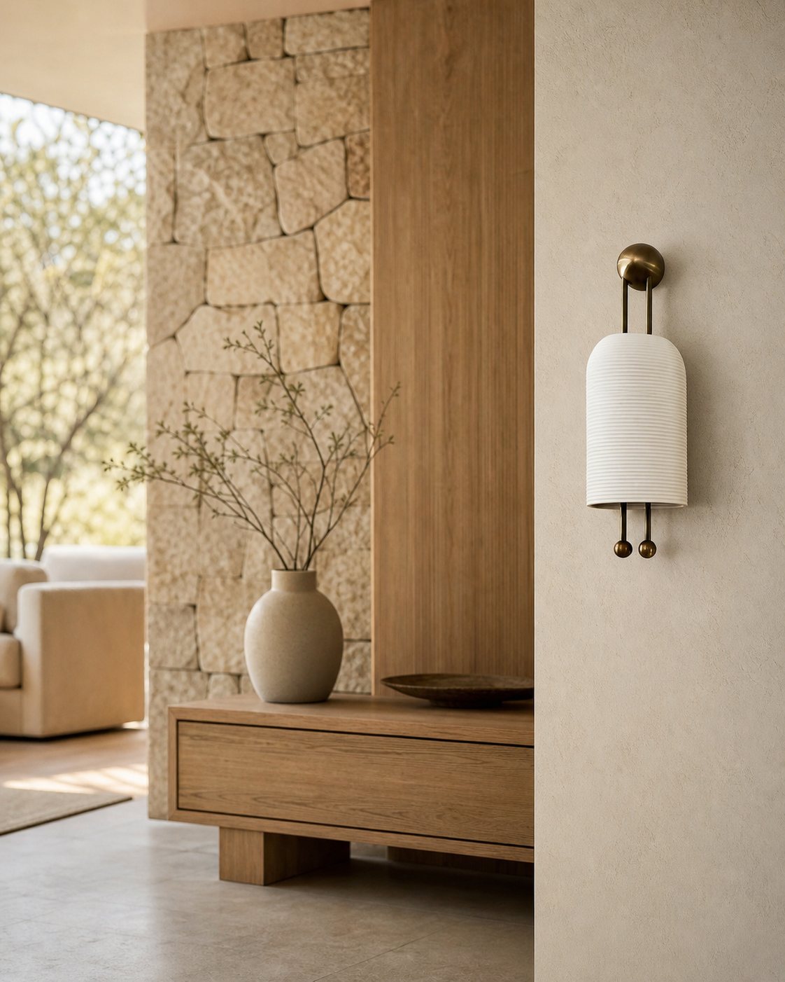 Lantern Glass Sconce