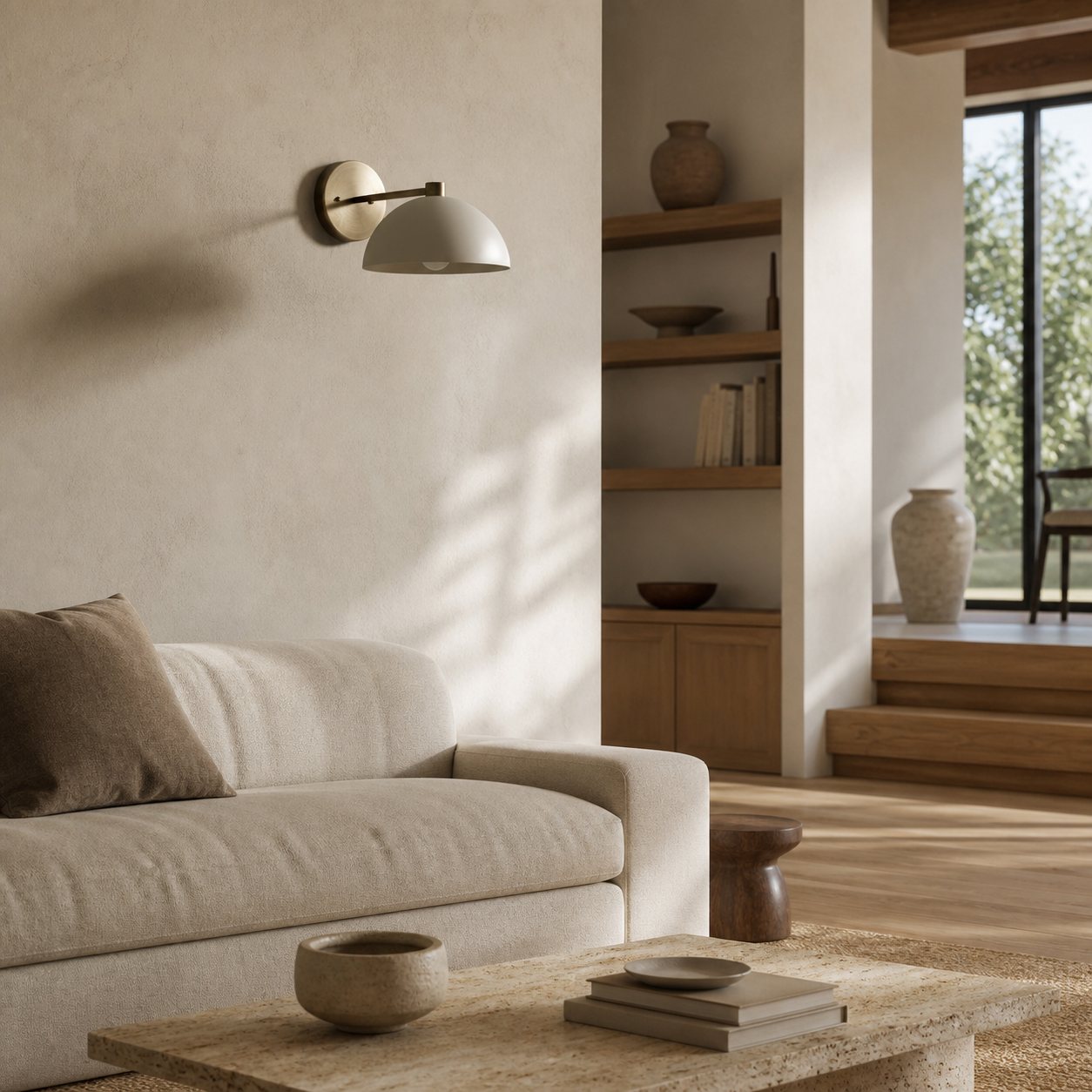 Metio Dome Decorative Wall Sconce Light - Elegant Indoor Lighting Fixture