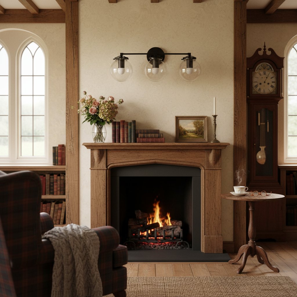 Glorica Glass 3 Shade Globe Vanity Light - Soft Bathroom Light Fixture