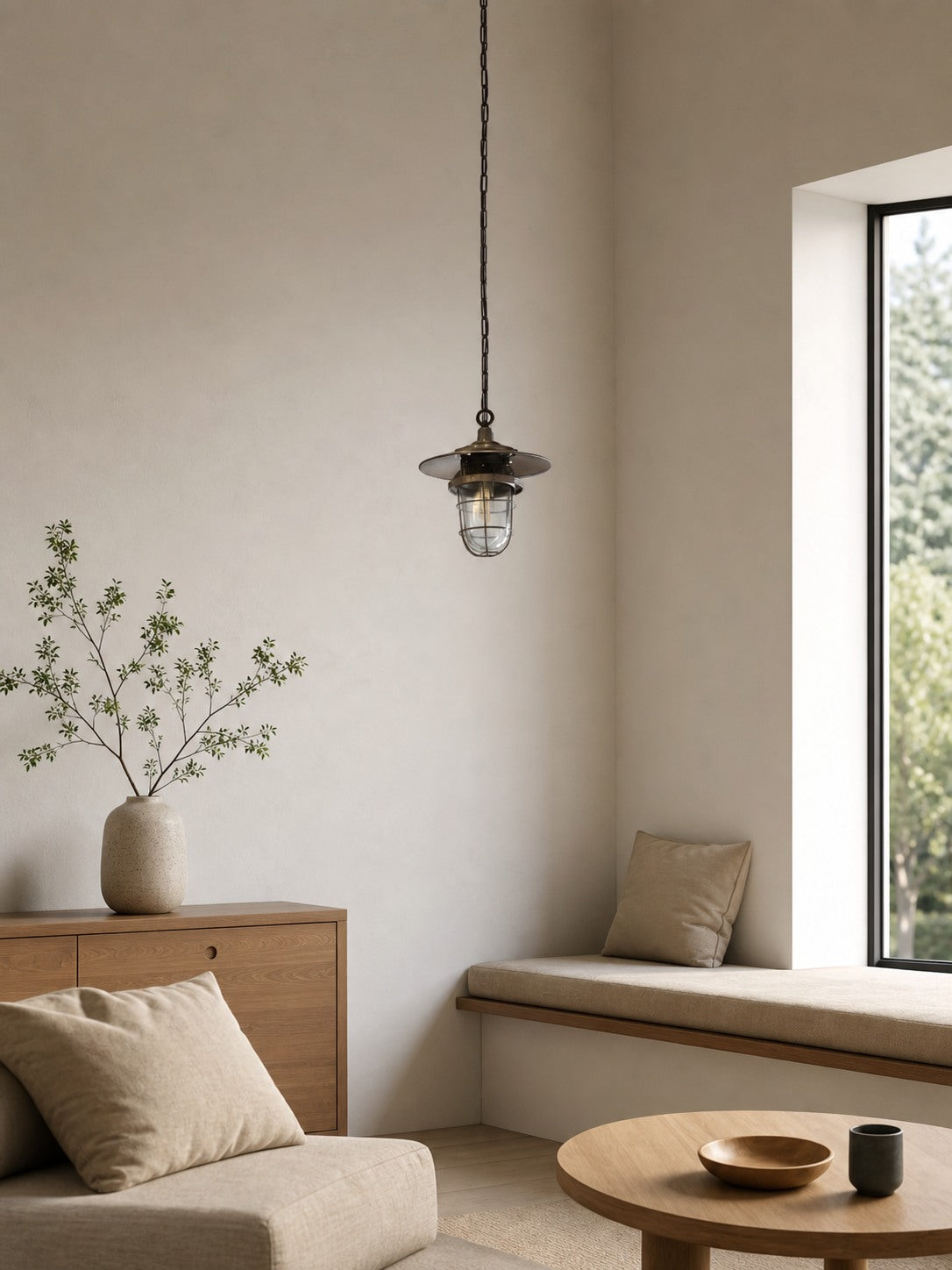Bulkhead Cage Pendant Light