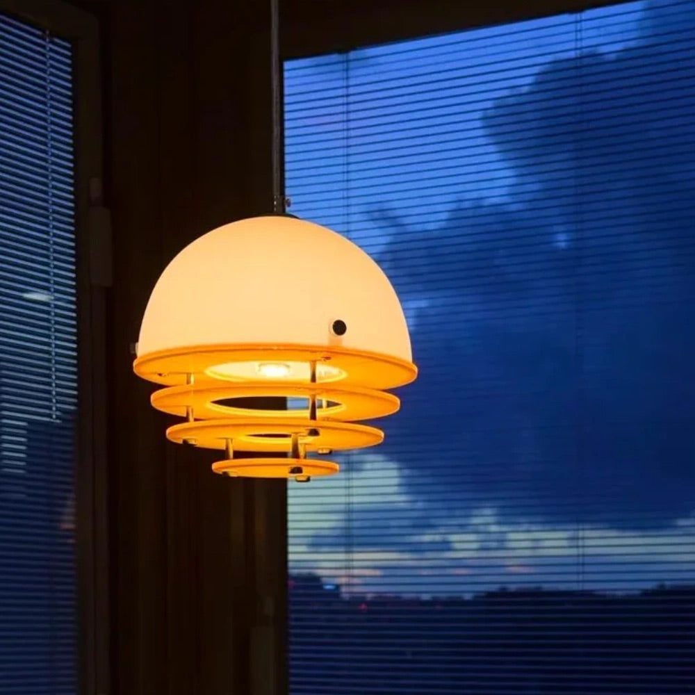 Modern Sunset Pendant – Orange & Blue Mood Light For Any Room