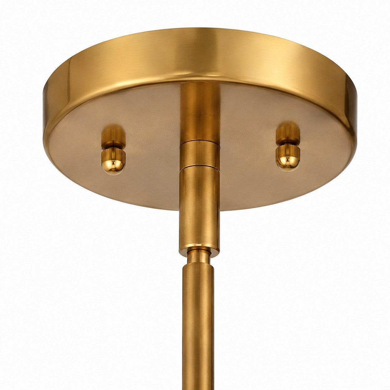 Lirra Opal Glass Pendant Light - Modern Adjustable Metal Drop for Kitchen and Dining