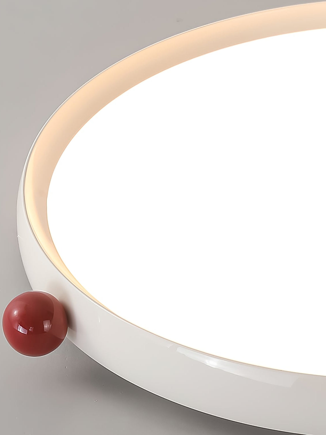 Cream Style Disc Ultra-thin Ceiling Lamp