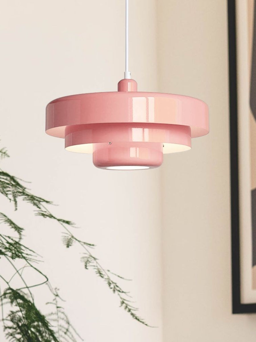 Creative Colorful Three-Layer Cake Pendant Light