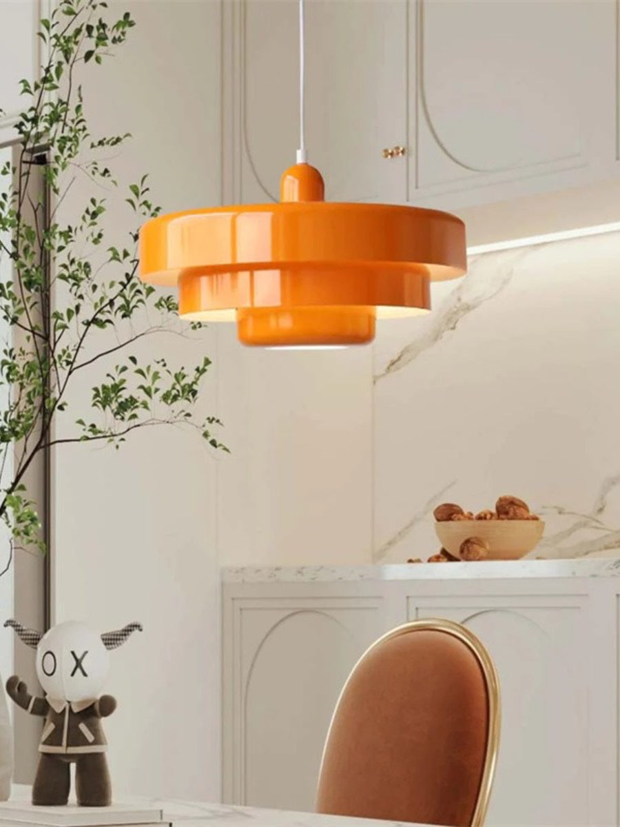 Creative Colorful Three-Layer Cake Pendant Light