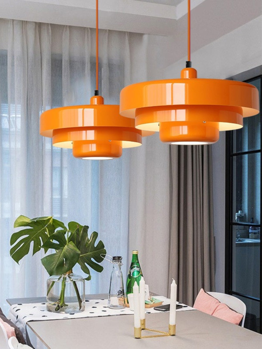 Creative Colorful Three-Layer Cake Pendant Light