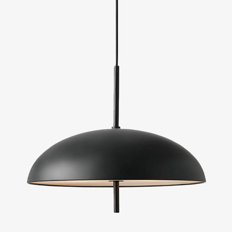 Aurelia Pendant Lamp - Sculptural Metal Frame with Sleek Shade for Dining and Entry