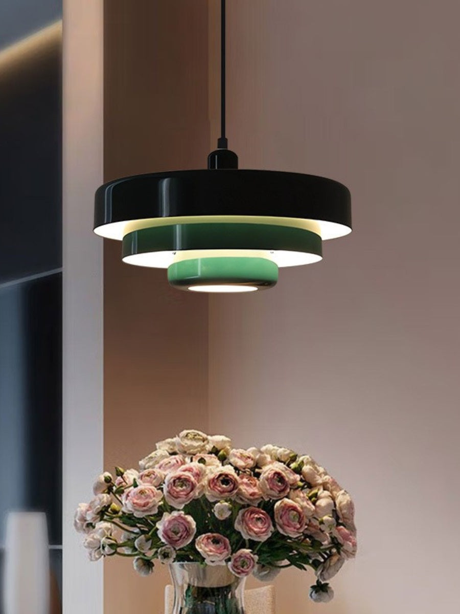 Creative Colorful Three-Layer Cake Pendant Light