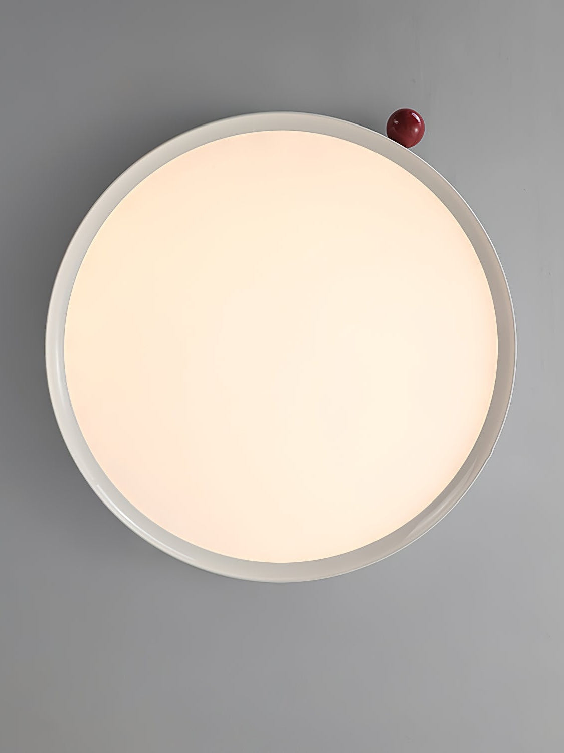 Cream Style Disc Ultra-thin Ceiling Lamp