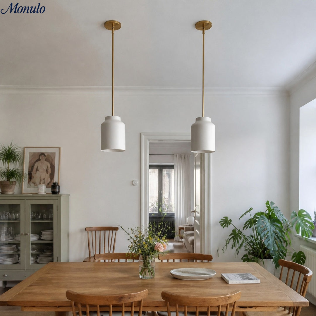 Minimalist Bell Jar Pendant Light - Nordic Morandi Pendant Light