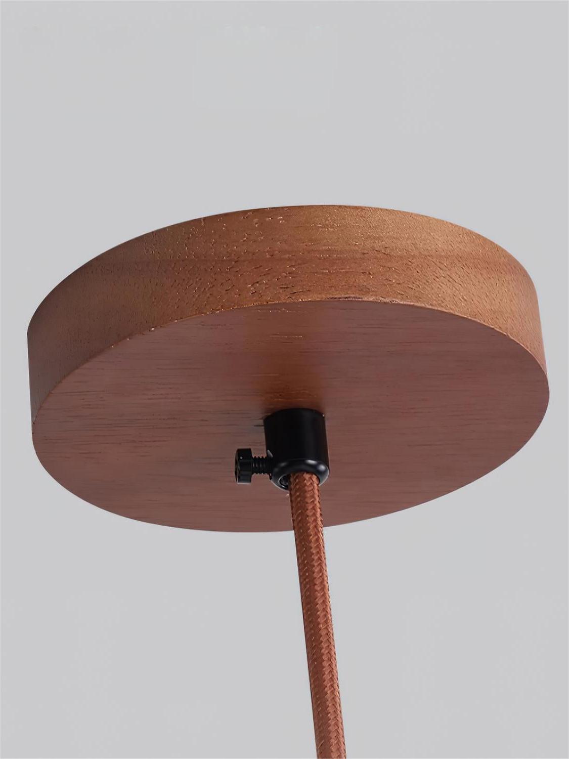 Wabi-Sabi Ripple Travertine Pendant Lamp for Bedroom Cafeteria