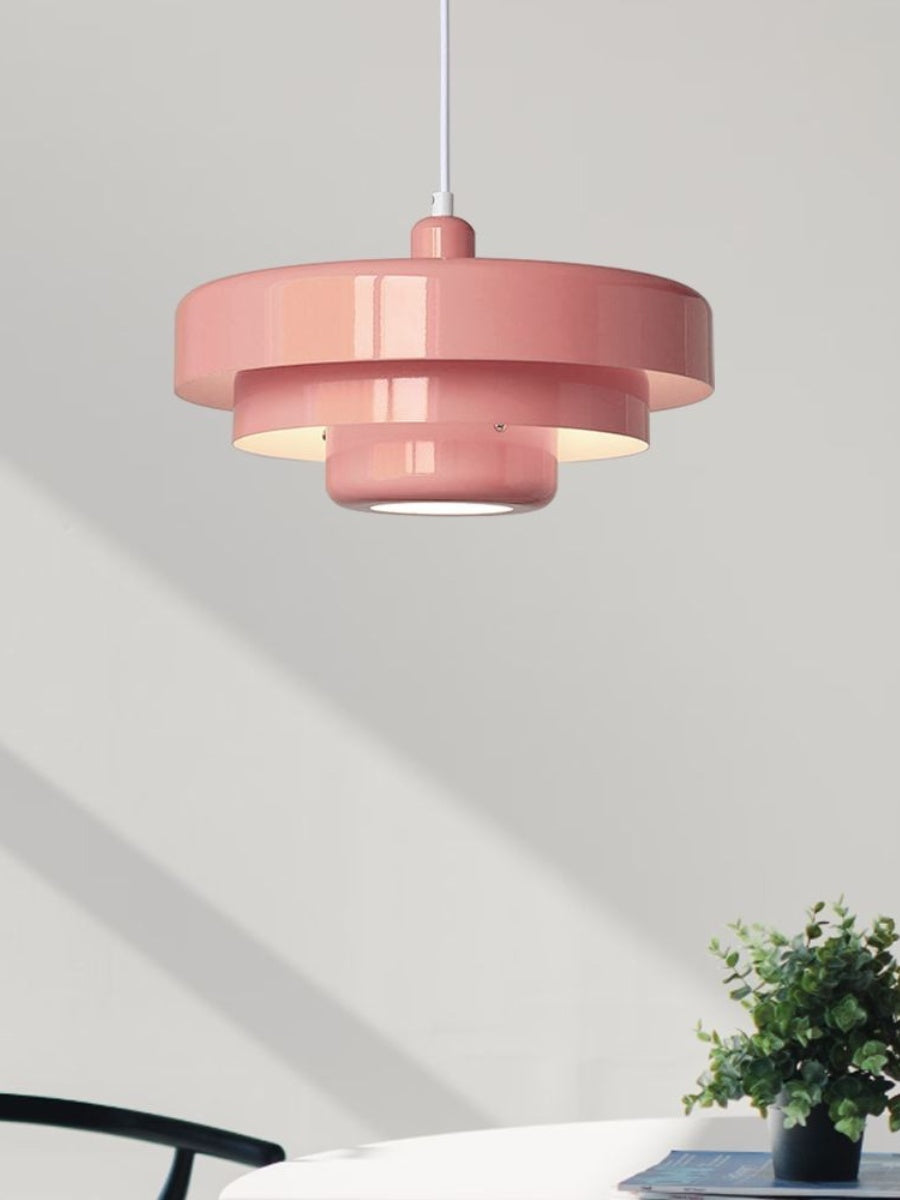 Creative Colorful Three-Layer Cake Pendant Light