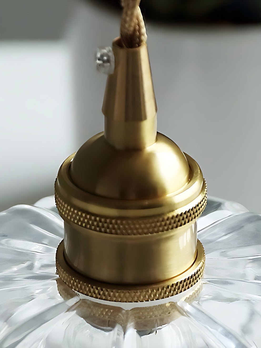 Nordic Flower Glass Pendant Light for Living Room