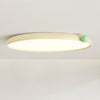 Cream Style Disc Ultra-thin Ceiling Lamp