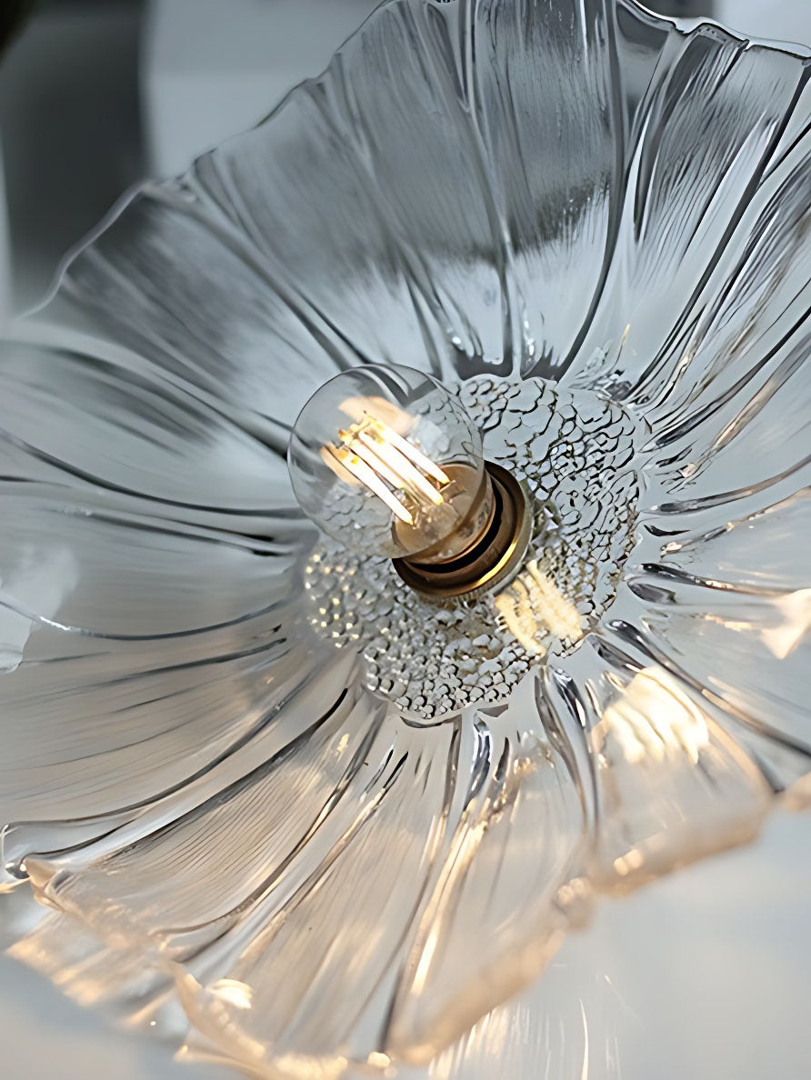 Nordic Flower Glass Pendant Light for Living Room
