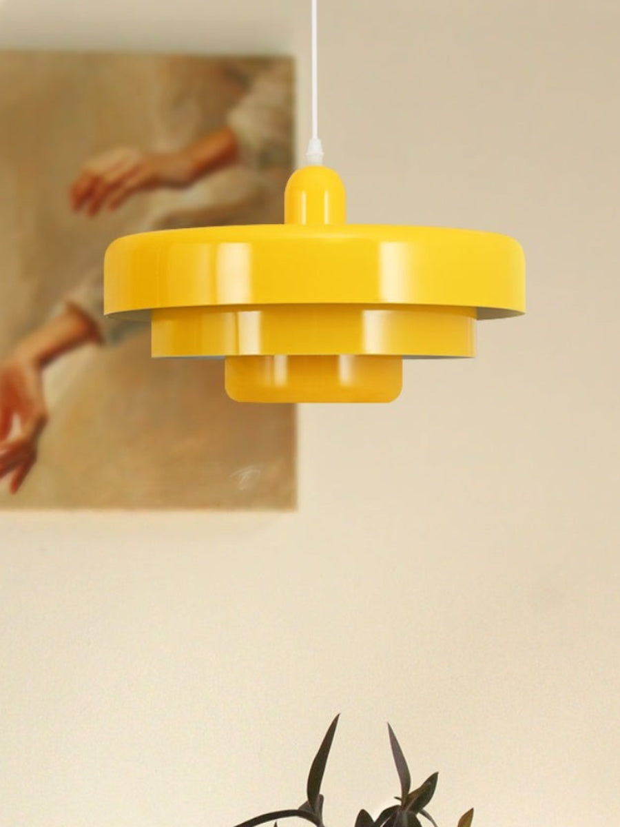 Creative Colorful Three-Layer Cake Pendant Light