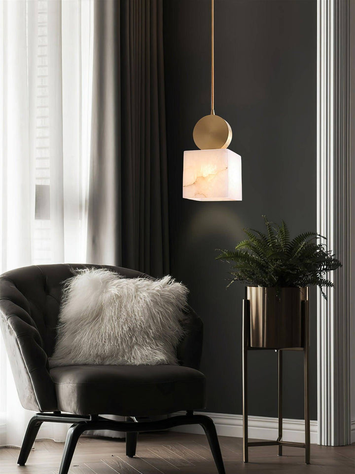 Scandinavian Creative Marble Pendant Light For Bedroom