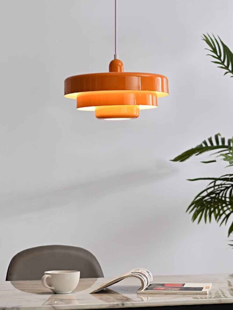 Creative Colorful Three-Layer Cake Pendant Light
