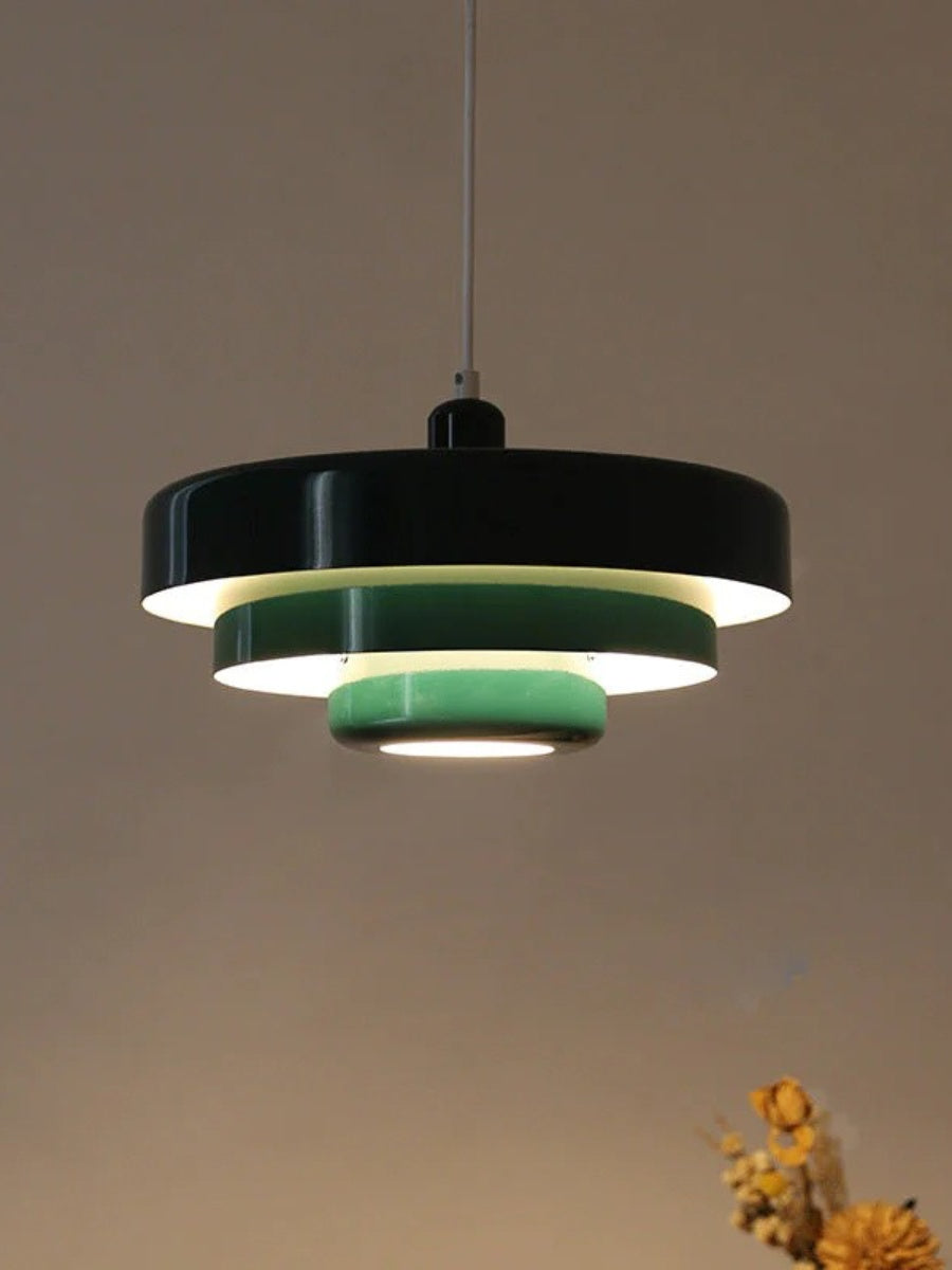 Creative Colorful Three-Layer Cake Pendant Light