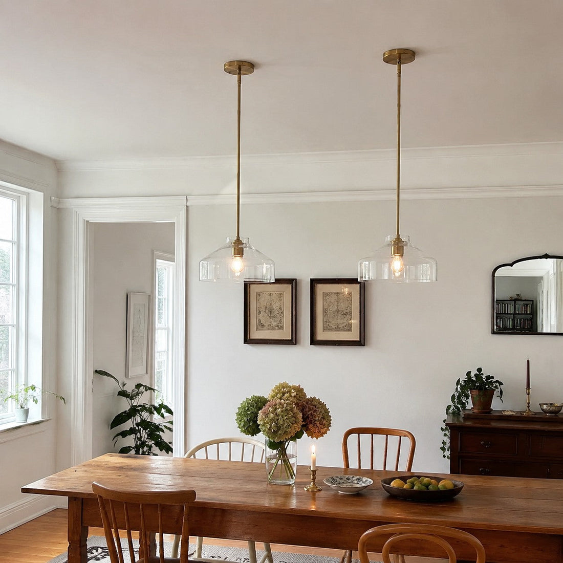 Minimalist Bell Jar Pendant Light - Nordic Morandi Pendant Light