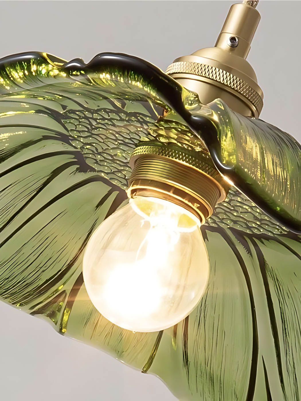 Nordic Flower Glass Pendant Light for Living Room