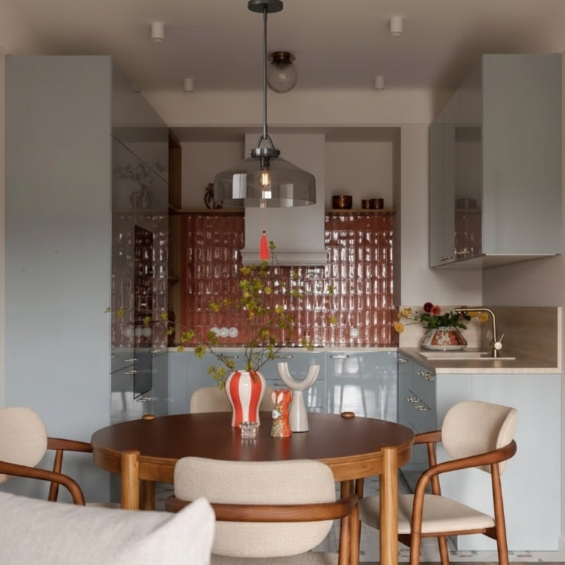 Minimalist Bell Jar Pendant Light - Nordic Morandi Pendant Light