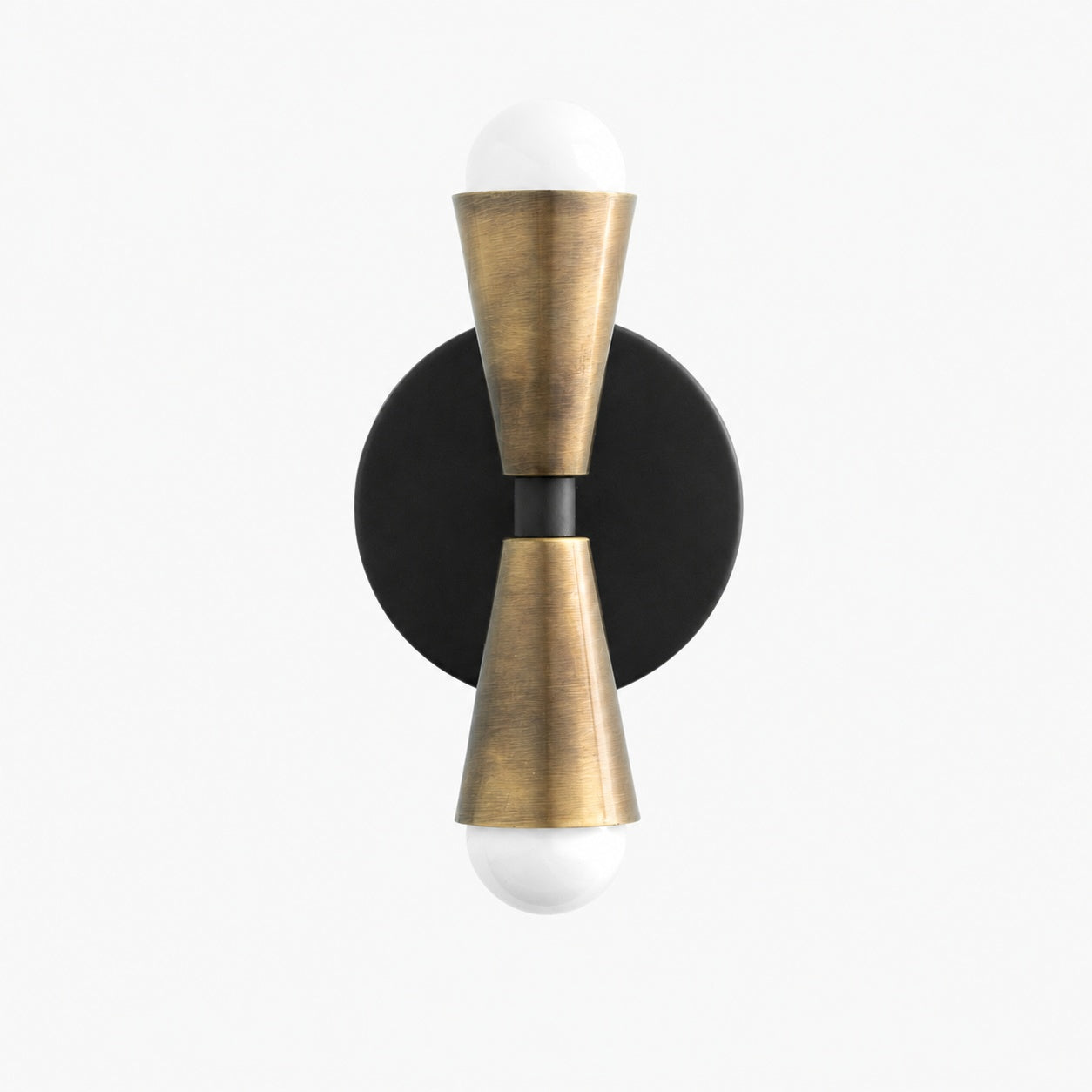 Pyralis Cone Linear Statement Wall Sconce - Modern Two Light Fixture