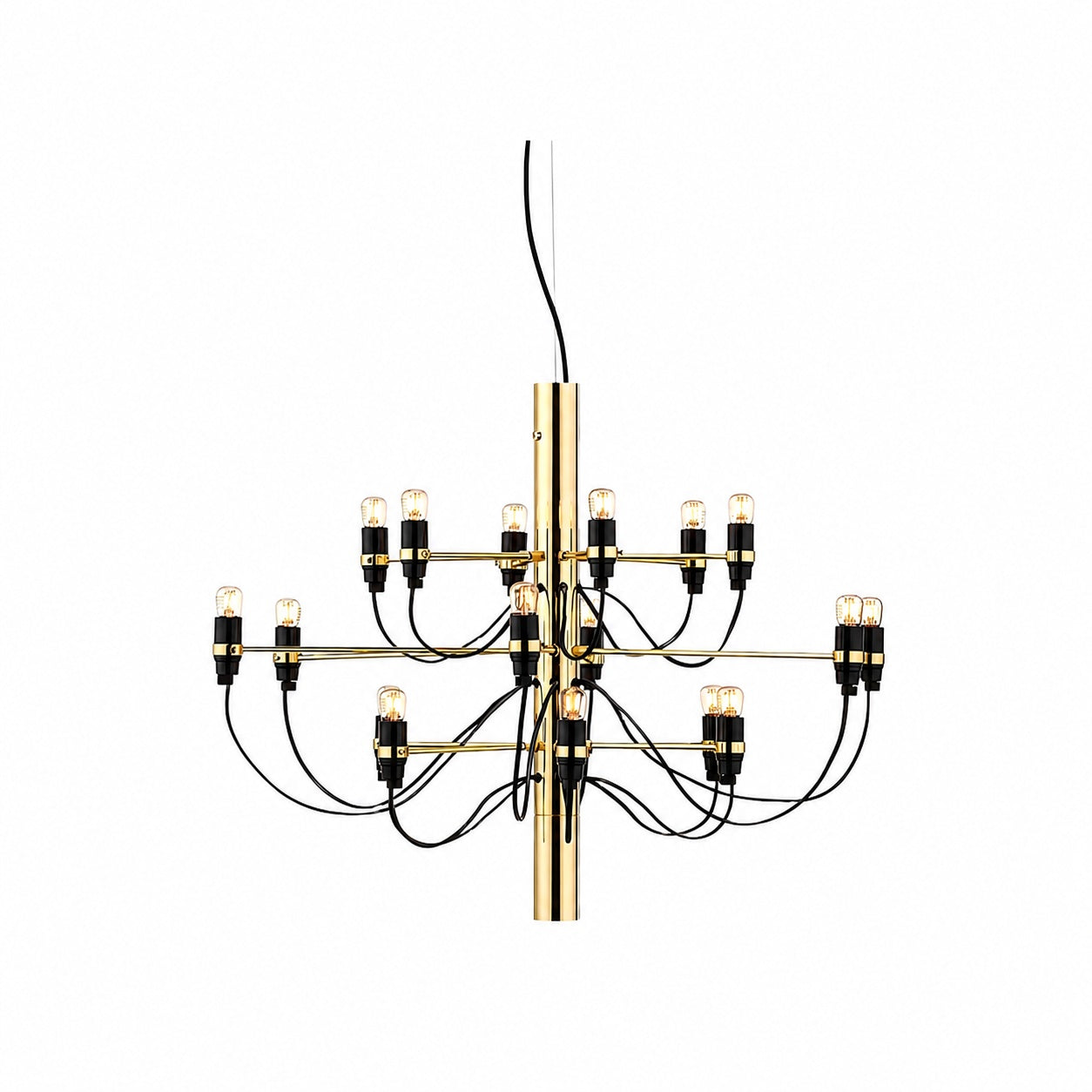 Tendrila Contemporary Multi-Light Chandelier - Industrial-Inspired Design Metal Suspension for Lounges N01