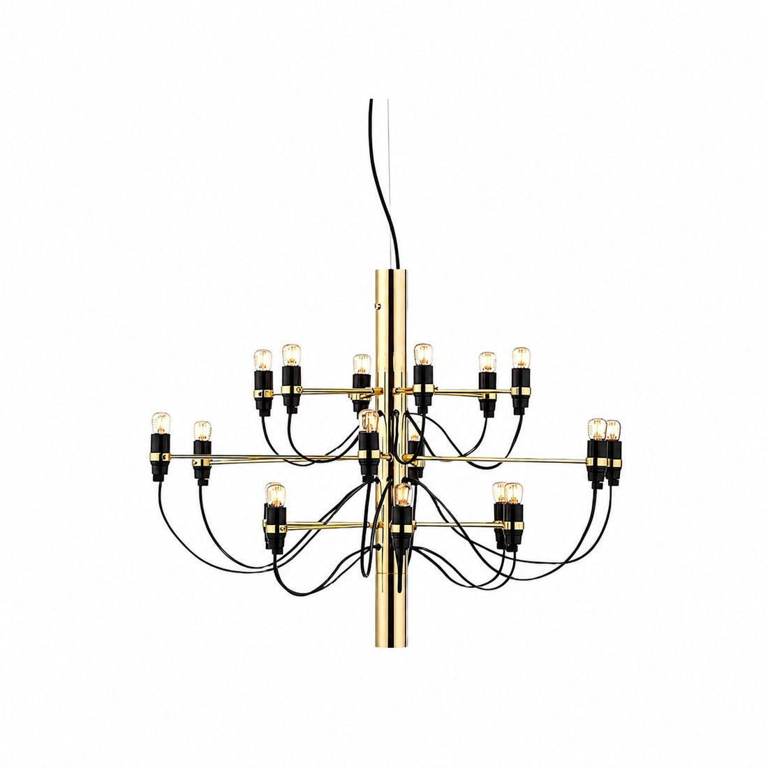 Tendrila Contemporary Multi-Light Chandelier - Industrial-Inspired Design Metal Suspension for Lounges N01