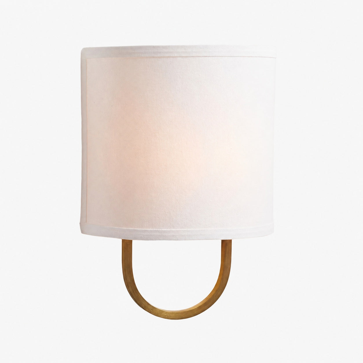 Nolvara Elegant Wall Light Featuring Soft Shade and Metal Arm