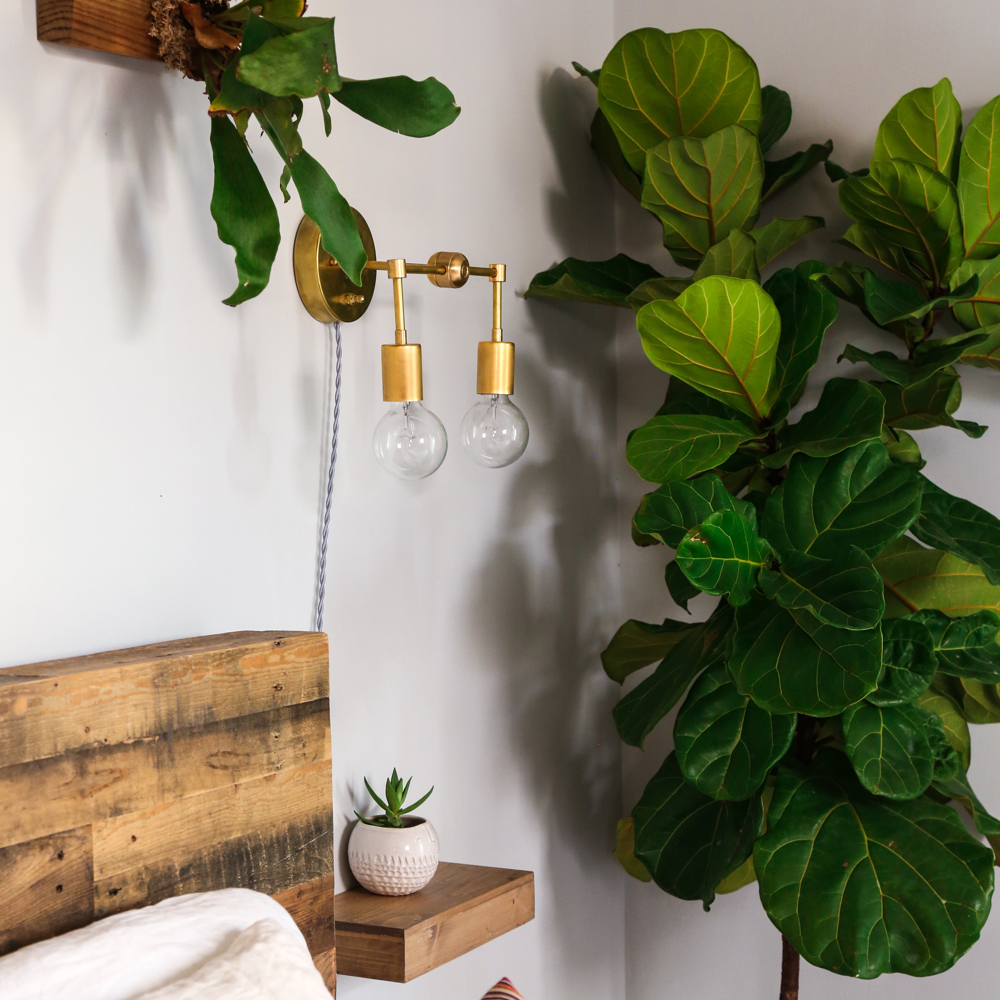 Small Two Light Wall Sconce - Contemporary Finish For Home Spaces