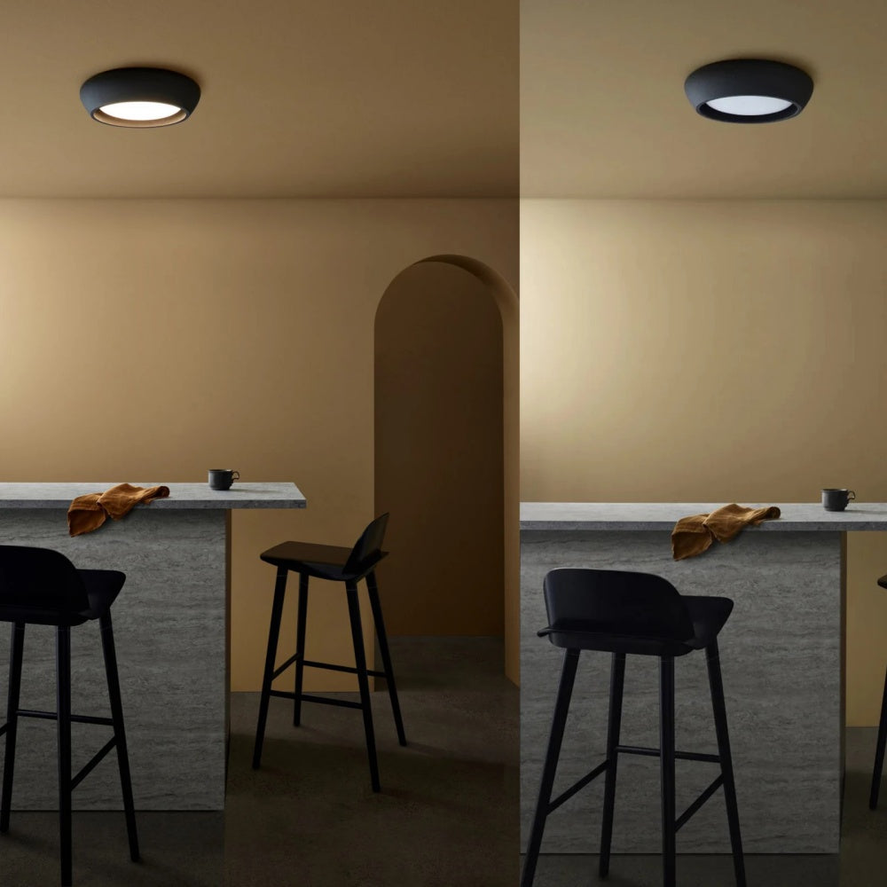 Nordic Plaster Ceiling Light - Minimalist LED Ceiling Light