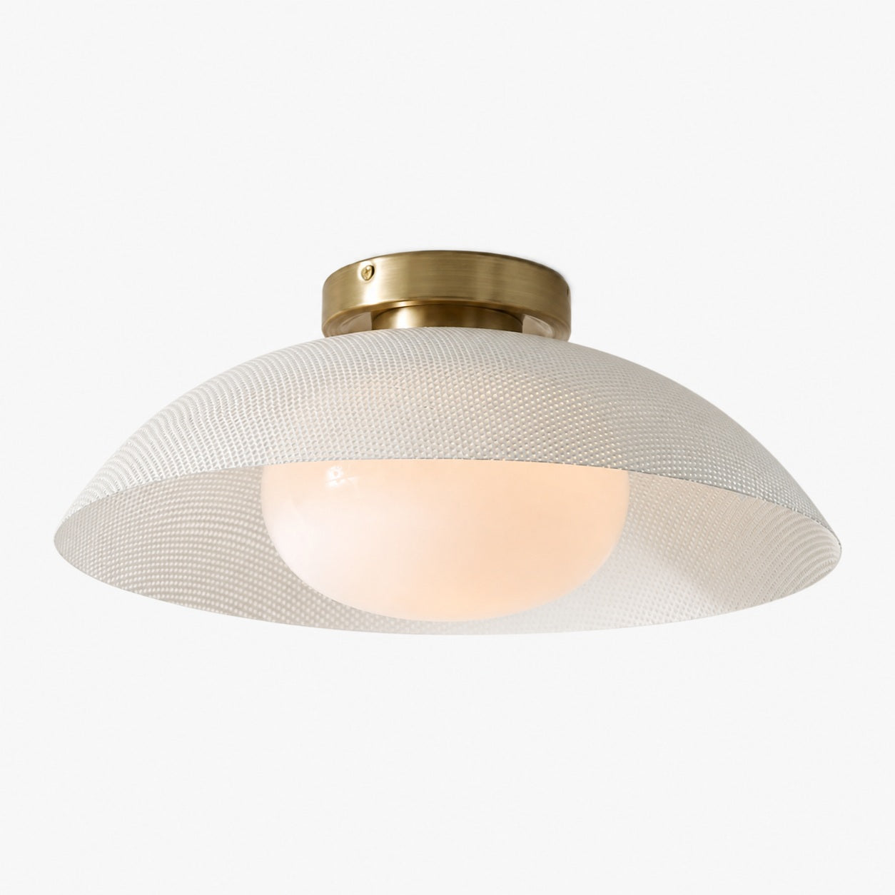 Elorina Flush Mount Glass/Metal Ceiling Light - A Stylish Fixture for Modern Spaces