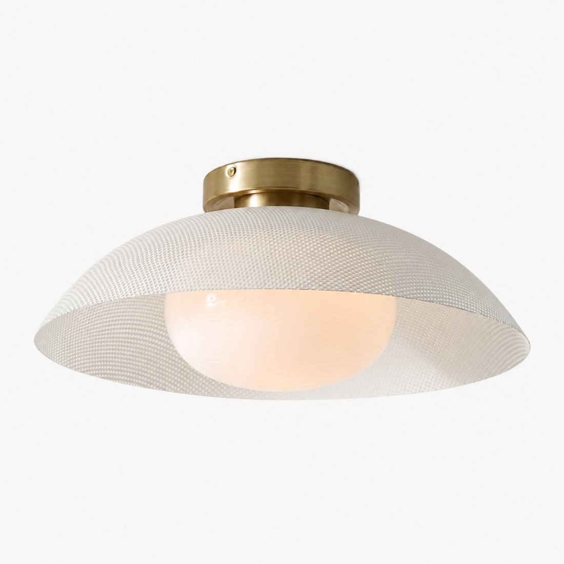 Elorina Flush Mount Glass/Metal Ceiling Light - A Stylish Fixture for Modern Spaces