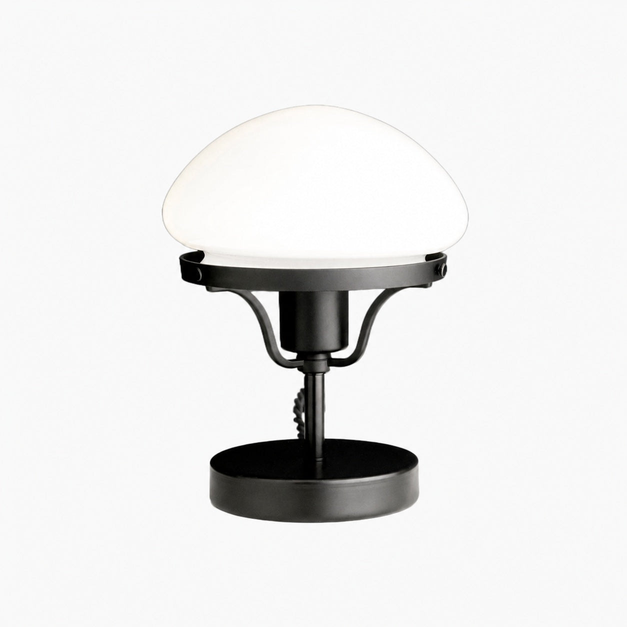 Ornato Luxe Modern Brass or Black Table Lamp - Elegant Desktop Lighting Fixture