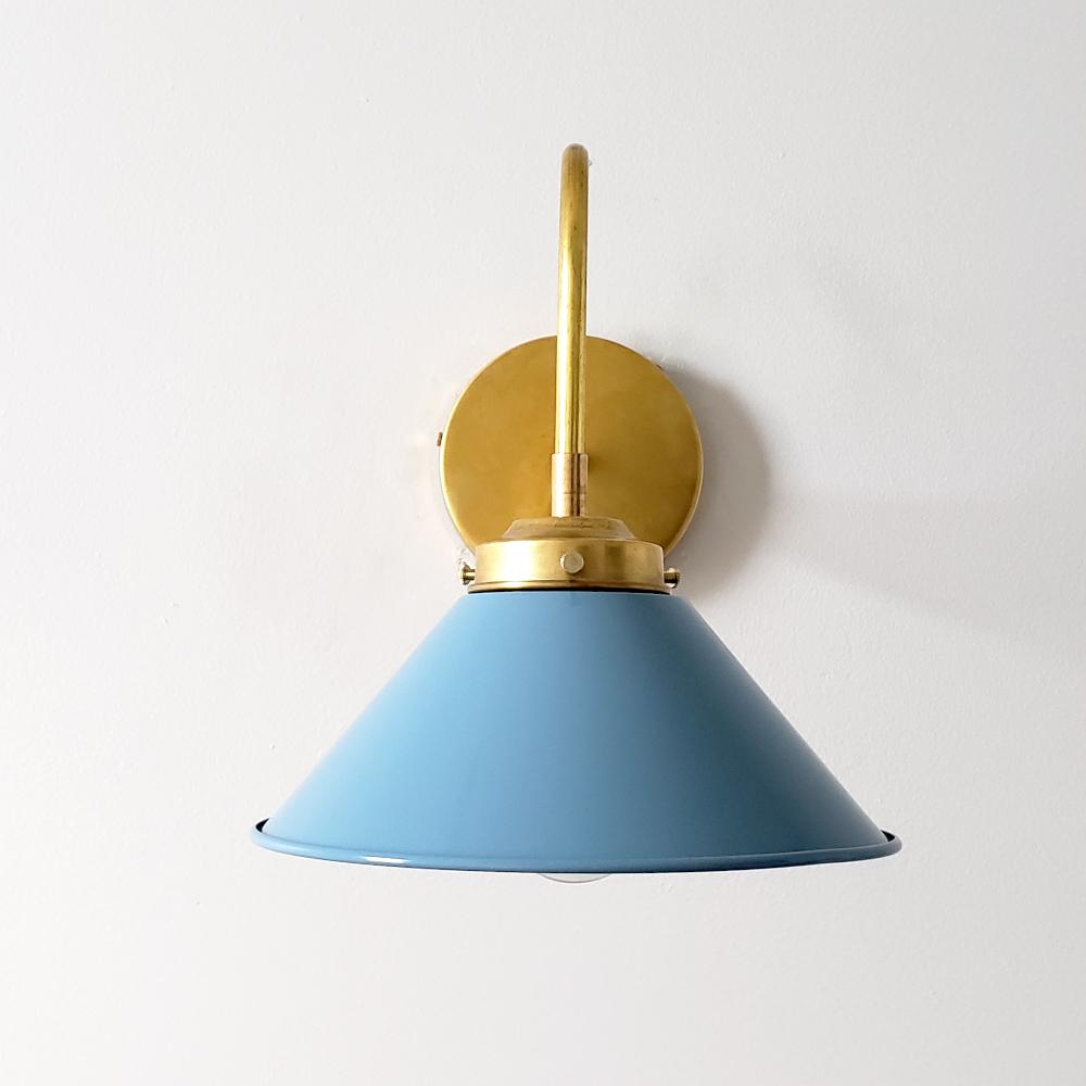 Curved Arm Wall Sconce - Accent Lighting For Bedroom & Hallway