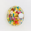 Botanical Wall Sconce - Handmade Resin Leaves Romantic Accent Lighting