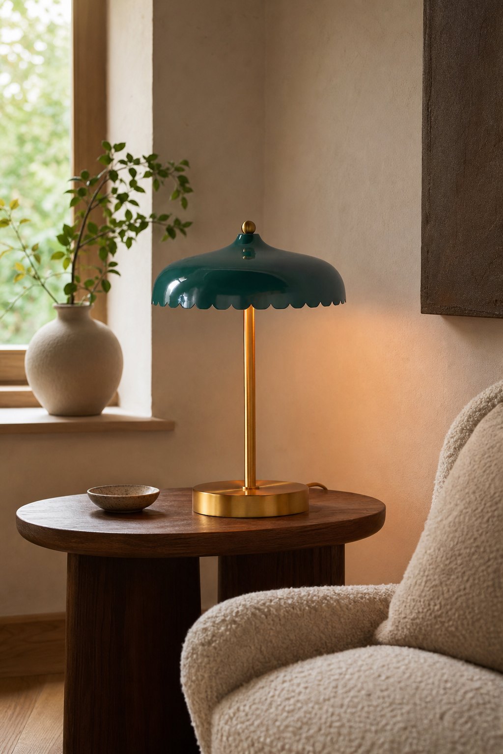 Rayla Scallop Task Lamp – Retro Task Lighting with Style