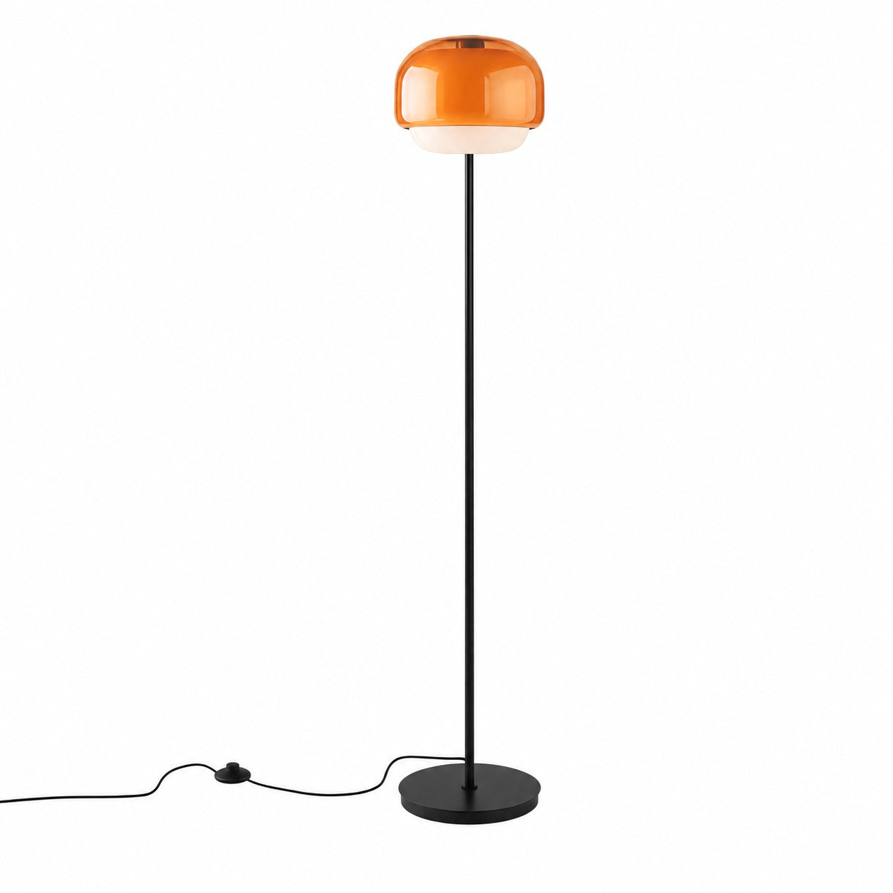Clinco Modern Mushroom Floor Lamp - Colored Glass Design