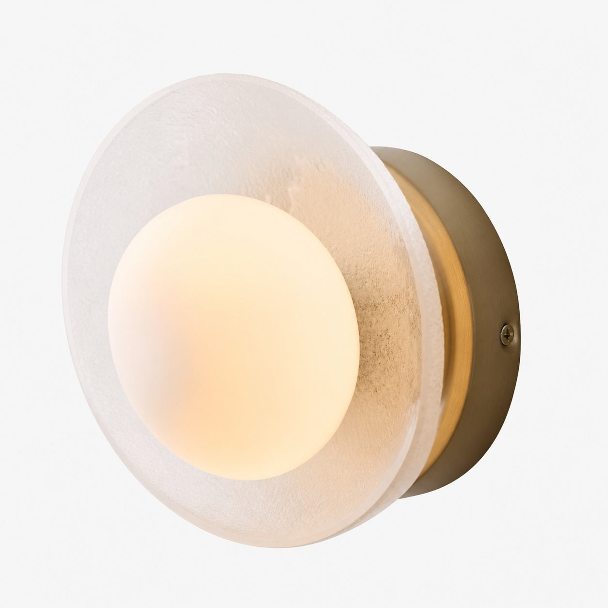 Elorina Sconce Wall Light - Textured Metal or Glass Shade