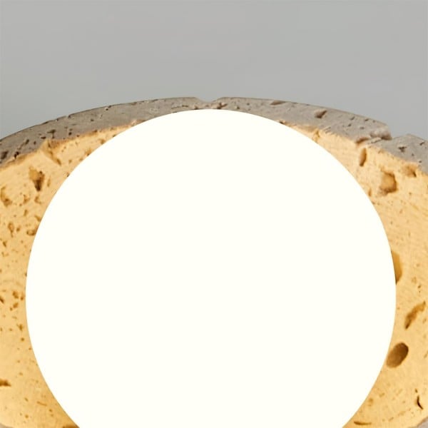 Travira Ceiling Light Textured Bowl Design Flush Mount Ceiling Lamp - Organic Style for Living Rooms