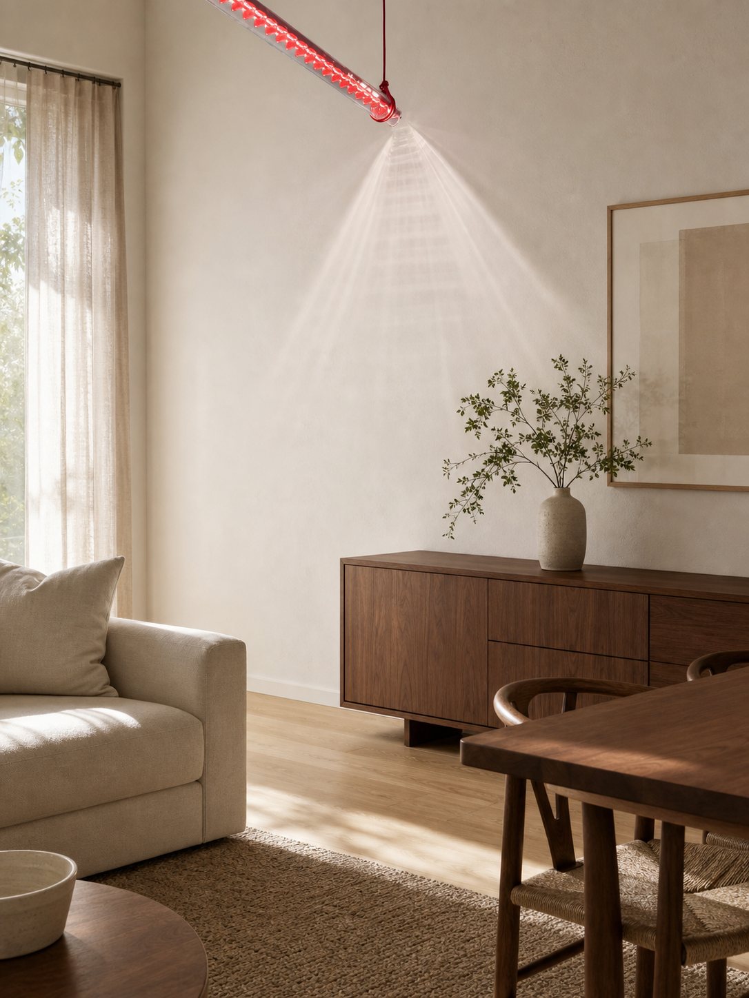 Tubular Linear LED Pendant Lamp